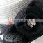 Grey And Black Sinamay Straw Hat