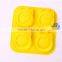 Eco-friendly 4 Caves New Products Silicone Molds Cake Decoration Fondant