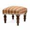 Natural Livings Jute Stripe Wooden Stool