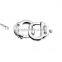 New Arrival Silver Plated Zinc Alloy Diamond Handcuffs Anklet Ankle Bracelet