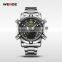 WEIDE Luxury Brand Stainless Steel Band High Quality Male Clock Waterproof Fashion Quartz-Watch