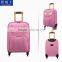 Fashionable PU Leather Fabric Pully Luggage Case Trolley Luggage Bag For Women