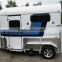 Hot sale Australia 2 horse straight load trailer camping trailers for sale custom-made accepted