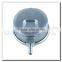 High quality bottom stainless steel 2 1/2inch turbo psi gauge