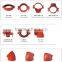 1"-12"Ductile Iron Pipe Fittings flexible Coupling made in china/UL fire barrier caulk