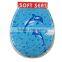 Blue dophlin print plastic toilet seat covers