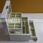 Automatically open 3 layer small wood jewelry box