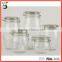 wholesale 5 pcs clip top glass jar set