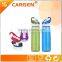 Hot sale portable stable tritan plastic drinking bottle with straw