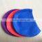 Durable Cheapest soft silicone elastic swimming caps