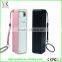 2016 new design with cable 2600mAh lipstick power bank