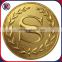 New design professional OEM/ODM souvenir gold coin, custom made gold coin