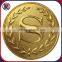 New design professional OEM/ODM souvenir gold coin, custom made gold coin