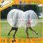 customized red n clear 1.7m diameter bubble soccer ball TB015