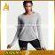 women clothing wholesale custom blouses t shirt trendy casual girls plain long sleeve t shirts grey