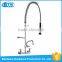 OEM&ODM accept dual handle 8" wall mount 6" spout chrome finishing brass china kitchen faucet