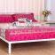 Metal Bed Queen Size With Headboard Black
