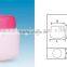 280ml Fashion lotion PP plastic cream jar