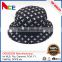100 Cotton Cheap Black Wholesale Custom Wholesale Bucket Hats