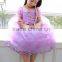 2015 wholesale purple Sofia Princess dress boutique shop latest design cheaper children girls party wear dress