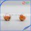 2016 New Korean fashion Wild European style simple double ball candy-colored wild earrings Women Brand earring jewelry