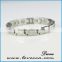 Cheap price silver wholesale 4 in 1bio every band custom magnetic bracelet