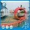 Kids games mini roller coaster worm train with apple for sale