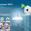 Smart Wireless wifi fisheye IP Panoramic camera with 128GB recording feature