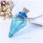 murano glass crown diffuser necklace essential oils locket pendant