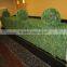 2015 decorative dark green color artificial boxwood hedge