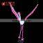 24V voltage customized lighted flamingo motif light 3d LED flamingo sculptures for garden decoration