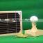 3W portable solar home light with 4400mAh lithium battery for lighting and phone charging