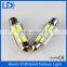 Hot selling 12v 36mm 6smd 5630 5730 auto led festoon Canbus dome light car Led Roof Lights