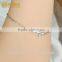 Wholesale 925 sterling silver cubic zirconia bracelets, friendship bracelets