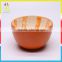 2016 Colorful custom soup bowl ceramic salde bowl for promotional