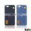 Denim Card Cases for iPhone 5C phone case, cell phone cover