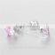 2016 New Design Pave Pink Cz Fashion Jewelry Women Daily Wear Stud Earrings