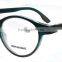 Plastic retro round eyewear,demi frame reading glasses