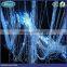 Christmas party chandelier and ceiling starry decorative lighting 1*1.0mm plastic sparkle fiber optic