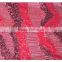 Modern design red beads sequin upholstery lace fabric textiles for dress