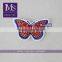 new design beautiful double sequin butterfly pattern patch neck patch designs for sale