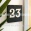 POPULAR AND HOT SALE WHOLESALE 3MM PLEXIGLASS DOOR NUMBER SIGN