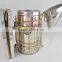 Durable Beekeeping tools Stainless Steel Leatheroid Bee Hive Smoker with Heat Shield