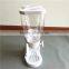 2016 Hot Sell Plastic Cereal Dispenser wholesale hot sell clear plastic bulk dry food dispenser with two bucket for dispenser fo