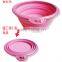 Suction cup silicone pet bowls