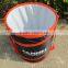 pet food barrel collapsible Foldable nylon pop up spiral collapsible Pet Food container