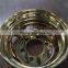Gold-plating chrome steel wheels