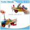 Customize kids disassembly wooden DIY toy car assembly