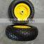 EL-650 300 mm rubber wheels / 13 inch 5.00-6 pneumatic solid turf mower wheel