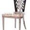 B377 pu leather stainless steel Dining chair